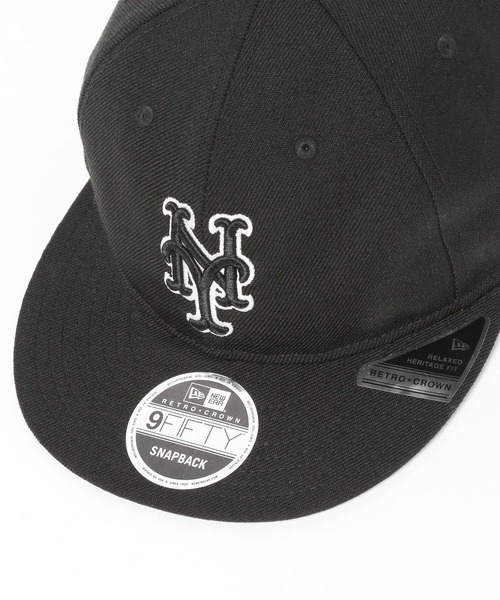 NEW ERA（ニューエラ）の「【NEW ERA(ニューエラ)】別注 RETRO CROWN 9FIFTY EX（キャップ・メンズ・ネイビー/ブラック・FREE）」の15枚目の写真