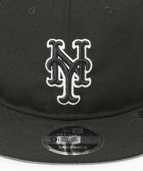 NEW ERA（ニューエラ）の「【NEW ERA(ニューエラ)】別注 RETRO CROWN 9FIFTY EX（キャップ・メンズ・ネイビー/ブラック・FREE）」の21枚目の写真