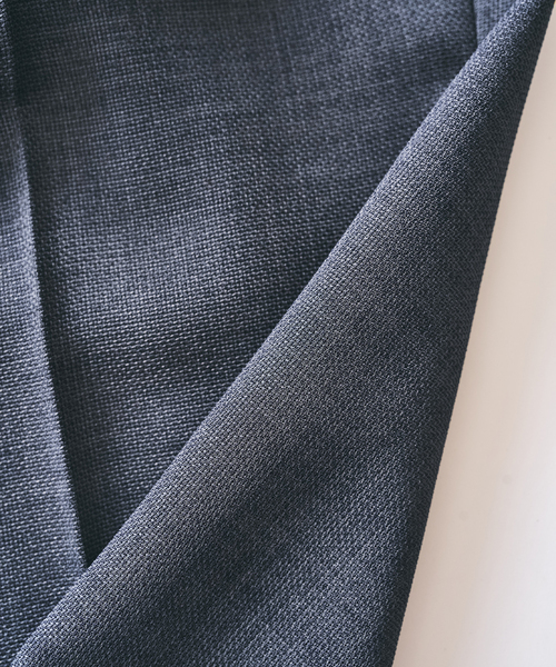 417 EDIFICE（フォーワンセブンエディフィス）の「【EVALET / エバレット】メッシュ 2タックパンツ "セットアップ着用可能"（スラックス・メンズ・グレー/アイボリー/ブラック/ベージュ・LARGE/MEDIUM/SMALL）」の13枚目の写真