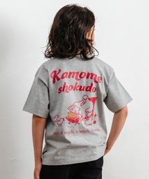  J.J camp（ジェイジェイキャンプ）の「兄弟・姉妹で着られるTシャツキッズ 半袖 ワンポイント刺しゅう kamome syokudo（Tシャツ/カットソー）」