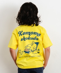 J.J camp（ジェイジェイキャンプ）の「兄弟・姉妹で着られるTシャツキッズ 半袖 ワンポイント刺しゅう kamome syokudo（Tシャツ/カットソー）」