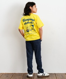  J.J camp（ジェイジェイキャンプ）の「兄弟・姉妹で着られるTシャツキッズ 半袖 ワンポイント刺しゅう kamome syokudo（Tシャツ/カットソー）」