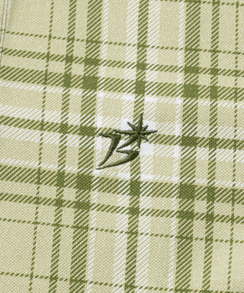 BOTT（ボット）の「BoTT Plaid S/S ポロ Shirt（ポロシャツ・メンズ・ブルー/グリーン・MEDIUM/LARGE）」の5枚目の写真