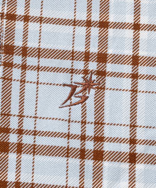 BOTT（ボット）の「BoTT Plaid S/S ポロ Shirt（ポロシャツ・メンズ・ブルー/グリーン・MEDIUM/LARGE）」の6枚目の写真