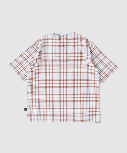 BOTT（ボット）の「BoTT Plaid S/S ポロ Shirt（ポロシャツ・メンズ・ブルー/グリーン・MEDIUM/LARGE）」の9枚目の写真