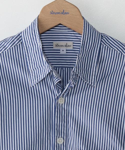 Steven Alan（スティーブンアラン）の「＜Steven Alan＞ GIZA LON/ST RV/SM REG/ｼｬﾂ◆（シャツ/ブラウス・メンズ・ロイヤルブルー・MEDIUM/SMALL/X-LARGE/LARGE）」の3枚目の写真