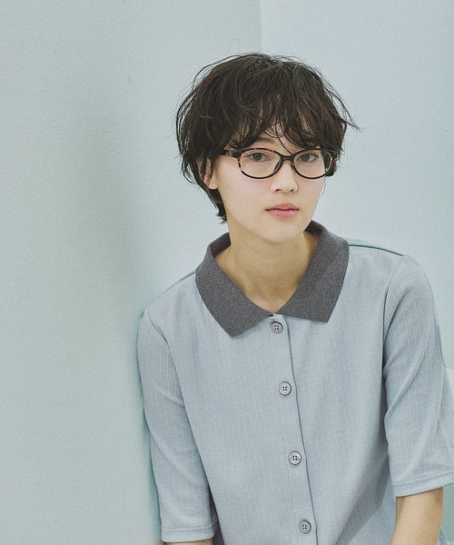 LAKOLE(ラコレ)の「配色襟付きカーディガン / 669291(カーディガン/ボレロ・レディース・ライトブルー/アイボリー/ネイビー・FREE)」の11枚目の写真
