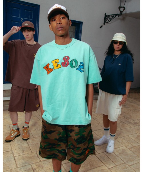 KEBOZ(ケボズ)の「EFG WAPPEN TENJIKU CARGO SHORTS(カーゴパンツ・メンズ・ホワイト/ネイビー/ブラック/アッシュグレー・XL/L/M/2XL/S)」の8枚目の写真
