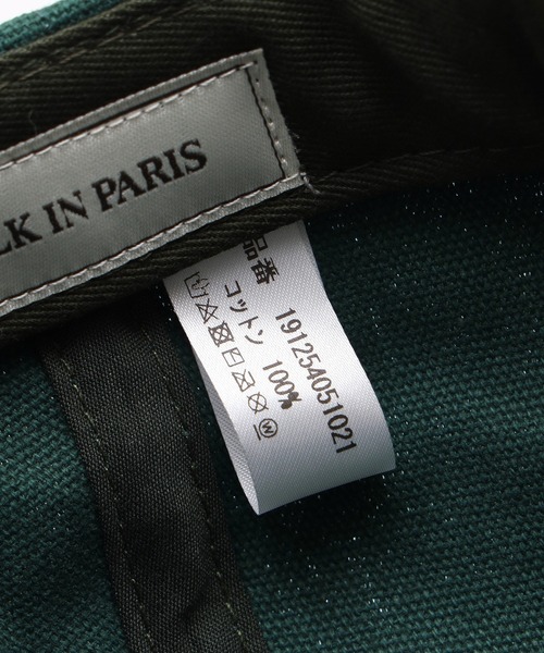 styles(スタイルス)の「WALK IN PARIS Signature cap(キャップ・メンズ・ブラウン/グリーン・ONE SIZE)」の10枚目の写真