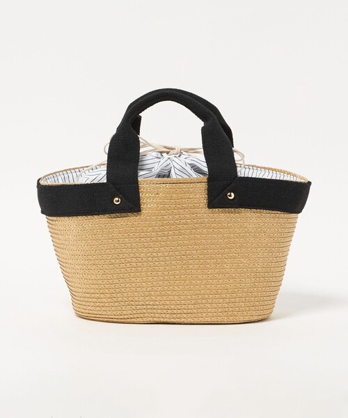 A DAY IN THE LIFE UNITED ARROWS(アデイインザライフユナイテッドアローズ)の「ブレード ミニトートバッグ<A DAY IN THE LIFE>(トートバッグ・レディース・ベージュ/ブラック・FREE)」の4枚目の写真