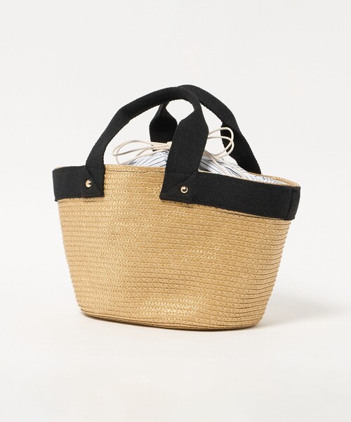 A DAY IN THE LIFE UNITED ARROWS(アデイインザライフユナイテッドアローズ)の「ブレード ミニトートバッグ<A DAY IN THE LIFE>(トートバッグ・レディース・ベージュ/ブラック・FREE)」の5枚目の写真