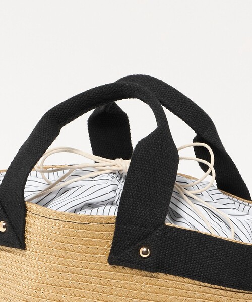 A DAY IN THE LIFE UNITED ARROWS(アデイインザライフユナイテッドアローズ)の「ブレード ミニトートバッグ<A DAY IN THE LIFE>(トートバッグ・レディース・ベージュ/ブラック・FREE)」の7枚目の写真