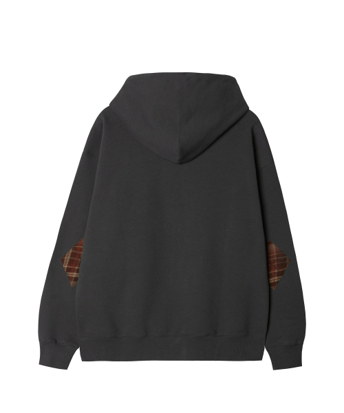 YALE（イェール）の「チェックツートンアーチフード_チャコール（パーカー・レディース・その他・SMALL/MEDIUM/LARGE/X-LARGE）」の3枚目の写真