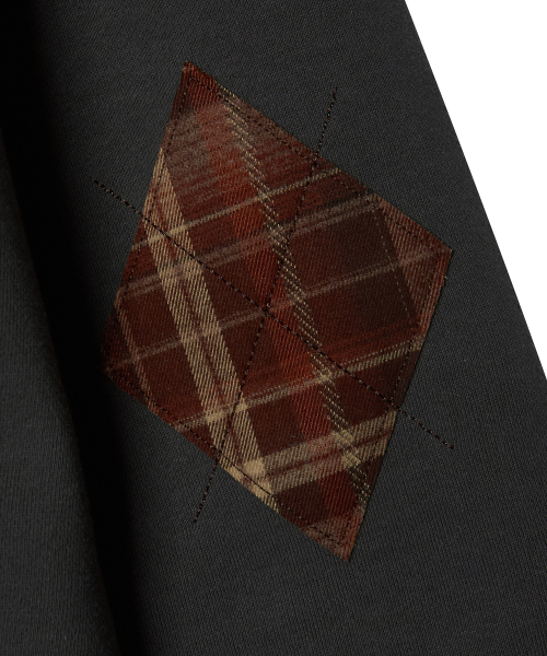 YALE（イェール）の「チェックツートンアーチフード_チャコール（パーカー・レディース・その他・SMALL/MEDIUM/LARGE/X-LARGE）」の5枚目の写真