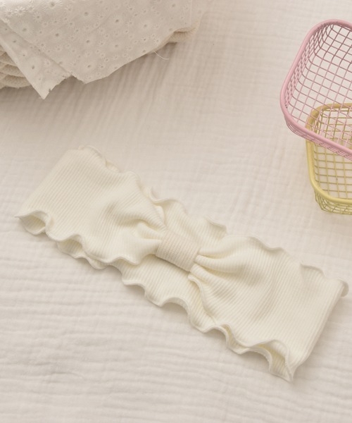 TONE SELECT GOODS（トーンセレクトグッズ）の「【float】メローリボン リブ ヘアバンド【10色展開】（ヘアバンド・レディース・マスタード/ベージュ/グレー/ネイビー/ホワイト/ブラック/ワインレッド/ピンク/ブラウン/チャコール・FREE）」の11枚目の写真