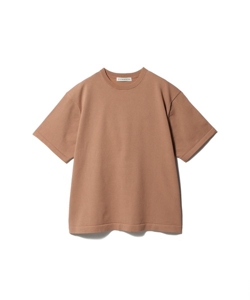 ESTNATION(エストネーション)の「ESTNATION / 和紙ニット Tシャツ(Tシャツ/カットソー・メンズ・ライトグレー/コーラル/ダークブラウン・MEDIUM/LARGE)」の15枚目の写真