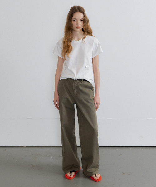 FRIVER07（フリバー07）の「Basic logo round t-shirt [FRSP07TS04]_Ivory（Tシャツ/カットソー・レディース・アイボリー・FREE）」の2枚目の写真
