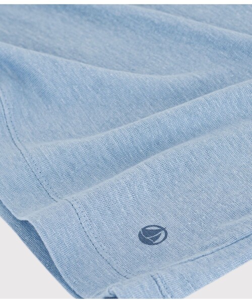 PETIT BATEAU（プチバトー）の「リネン半袖Ｔシャツ（Tシャツ/カットソー・レディース・ライトブルー/カーキ/オレンジ・X-SMALL/SMALL/MEDIUM/LARGE）」の13枚目の写真