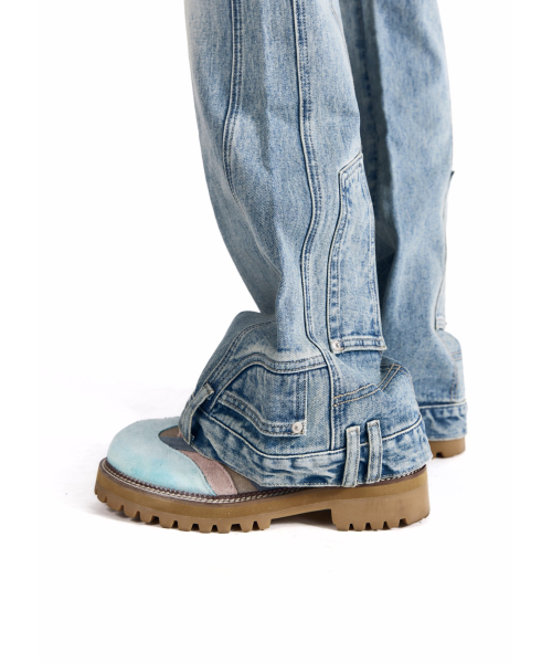 AAKAM(アーカム)の「Upside-Down Flare Denim Pants (Blue)(デニムパンツ・レディース・その他・2/1)」の7枚目の写真