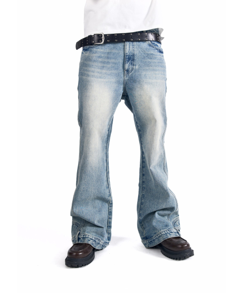 AAKAM(アーカム)の「Upside-Down Flare Denim Pants (Blue)(デニムパンツ・レディース・その他・2/1)」の10枚目の写真