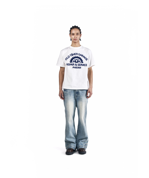 AAKAM(アーカム)の「Upside-Down Flare Denim Pants (Blue)(デニムパンツ・レディース・その他・2/1)」の12枚目の写真