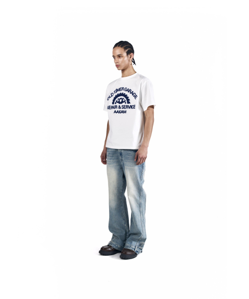 AAKAM(アーカム)の「Upside-Down Flare Denim Pants (Blue)(デニムパンツ・レディース・その他・2/1)」の13枚目の写真