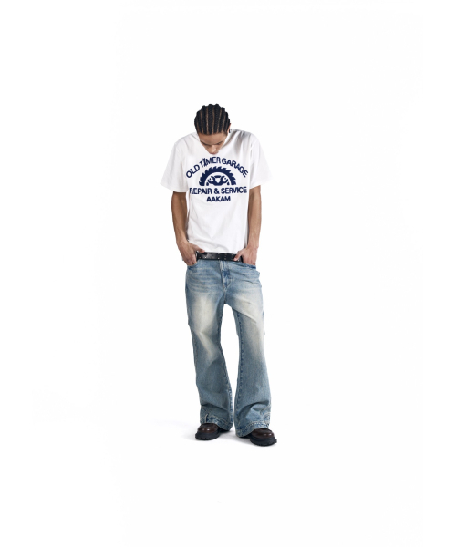 AAKAM(アーカム)の「Upside-Down Flare Denim Pants (Blue)(デニムパンツ・レディース・その他・2/1)」の15枚目の写真
