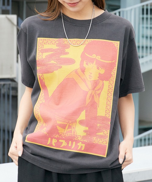 PAPRIKA(パプリカ)の「Paprika T-shit パプリカ Tシャツ プリントTシャツ 秋 秋服 2026年秋冬(Tシャツ/カットソー・メンズ・ホワイト/ブラック/ブラック系/ブラック系1/ブラック系2・S/M/L/XL)」の4枚目の写真