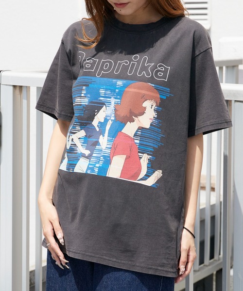 PAPRIKA(パプリカ)の「Paprika T-shit パプリカ Tシャツ プリントTシャツ 秋 秋服 2026年秋冬(Tシャツ/カットソー・メンズ・ホワイト/ブラック/ブラック系/ブラック系1/ブラック系2・S/M/L/XL)」の5枚目の写真