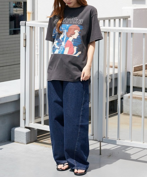 PAPRIKA(パプリカ)の「Paprika T-shit パプリカ Tシャツ プリントTシャツ 秋 秋服 2026年秋冬(Tシャツ/カットソー・メンズ・ホワイト/ブラック/ブラック系/ブラック系1/ブラック系2・S/M/L/XL)」の18枚目の写真