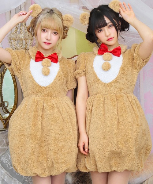 パンダ・クマ・ウサギ アニマルコスプレ衣装（コスチューム/パーティー