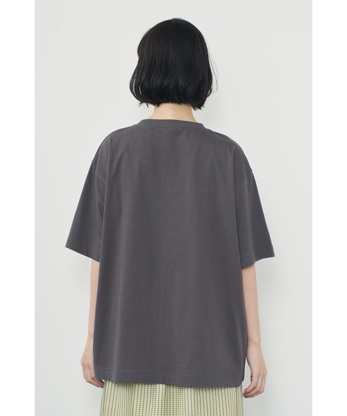 Limue(リミュ)の「ロゴBIGTee(Tシャツ/カットソー・レディース・チャコールグレー/ホワイト・FREE)」の5枚目の写真