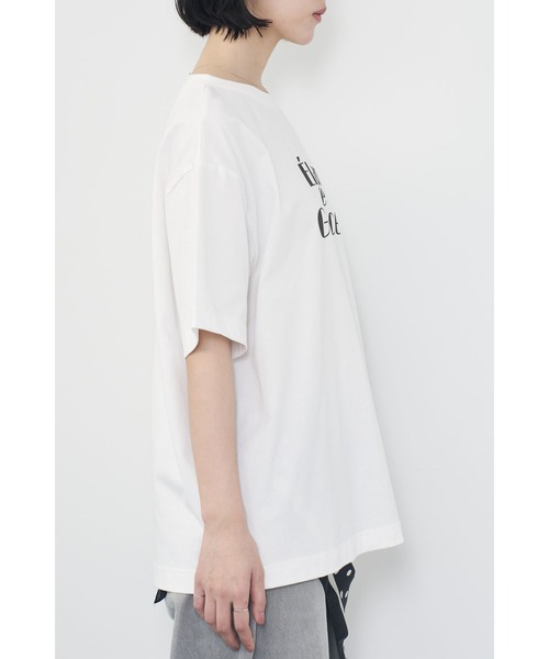 Limue(リミュ)の「ロゴBIGTee(Tシャツ/カットソー・レディース・チャコールグレー/ホワイト・FREE)」の14枚目の写真
