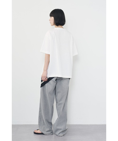 Limue(リミュ)の「ロゴBIGTee(Tシャツ/カットソー・レディース・チャコールグレー/ホワイト・FREE)」の19枚目の写真