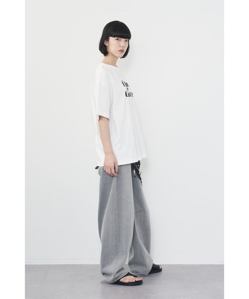 Limue(リミュ)の「ロゴBIGTee(Tシャツ/カットソー・レディース・チャコールグレー/ホワイト・FREE)」の20枚目の写真