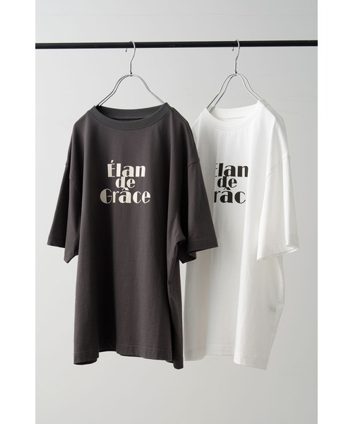 Limue(リミュ)の「ロゴBIGTee(Tシャツ/カットソー・レディース・チャコールグレー/ホワイト・FREE)」の21枚目の写真