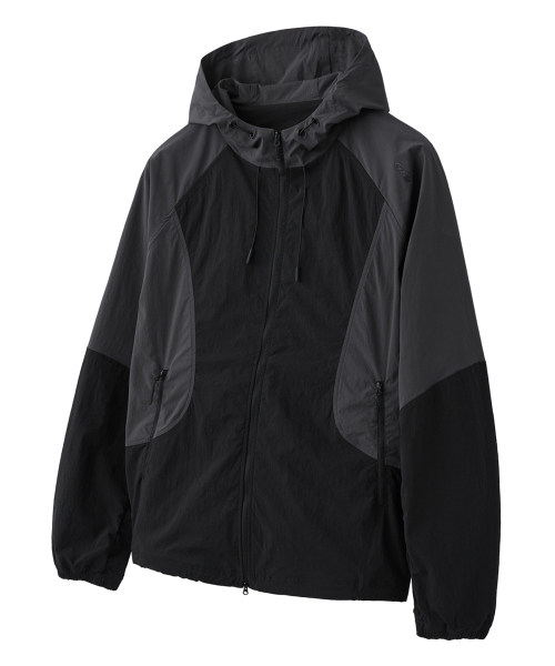 RAIMENT(レイメント)の「カーブドラグランフードウィンドブレーカー_ブラック(ナイロンジャケット・メンズ・その他・SMALL/MEDIUM/LARGE)」の2枚目の写真