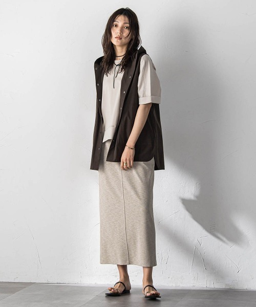 MAYSON GREY(メイソングレイ)の「トリケア配色ステッチプルオーバー(Tシャツ/カットソー・レディース・ブラック/ベージュ/ホワイト・M)」の11枚目の写真