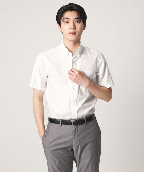 A DAY IN THE LIFE UNITED ARROWS(アデイインザライフユナイテッドアローズ)の「ロイヤル オックスフォード ボタンダウンシャツ-イージーケア-<A DAY IN THE LIFE>(シャツ/ブラウス・メンズ・ライトブルー/ホワイト/ロイヤルブルー・S/XL/M/L)」の2枚目の写真