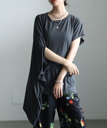 アシンメトリーチュニックカットソー