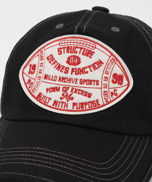 Millo Archive（ミロ アーカイブ）の「デポパッチトラッカーハット[ブラック]（キャップ・メンズ・その他・ONE SIZE）」の3枚目の写真