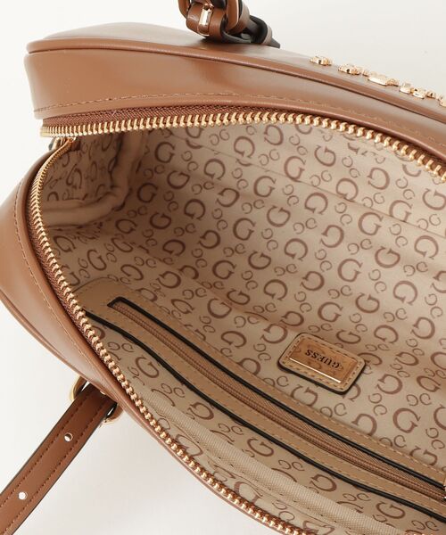 Guess(ゲス)の「JUSTINA Mini Shoulder Bag ショルダーバッグ(ショルダーバッグ・レディース・ブラック系その他/ブラウン・ONE SIZE)」の4枚目の写真