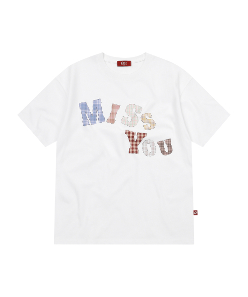 S'EST(エスイーエスティー)の「Miss You T-shirts White(Tシャツ/カットソー・メンズ・ホワイト・SMALL/MEDIUM/LARGE)」の1枚目の写真