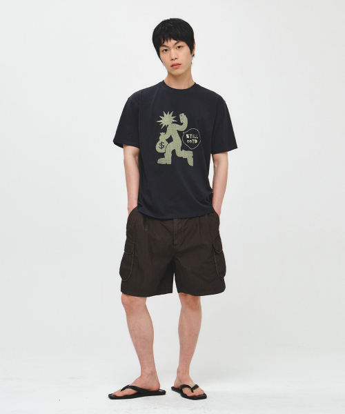 INTEMPOMOOD(インテンポムード)の「オオティディグラフィックTシャツ : 2カラー(Tシャツ/カットソー・メンズ・グレー/ネイビー・MEDIUM/LARGE)」の13枚目の写真