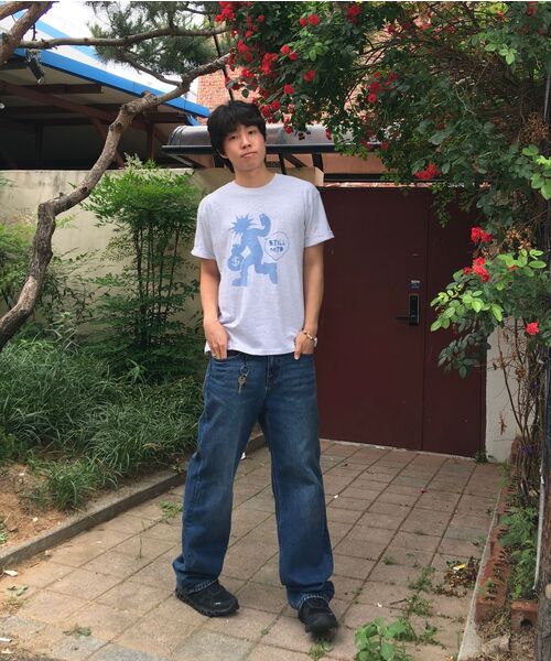 INTEMPOMOOD(インテンポムード)の「オオティディグラフィックTシャツ : 2カラー(Tシャツ/カットソー・メンズ・グレー/ネイビー・MEDIUM/LARGE)」の20枚目の写真
