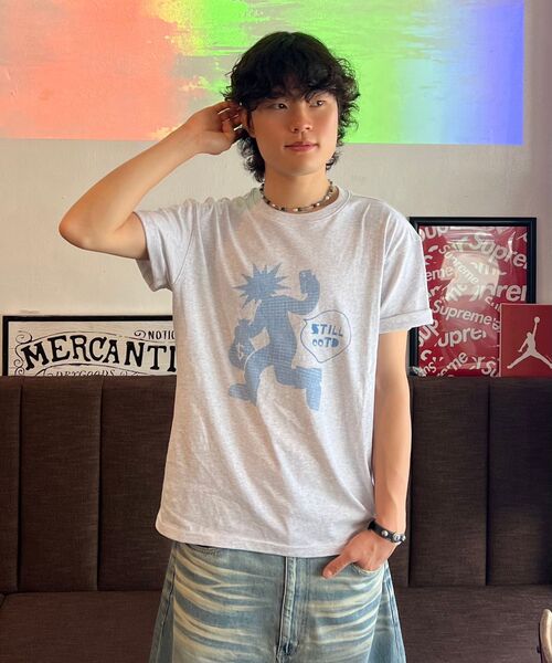 INTEMPOMOOD(インテンポムード)の「オオティディグラフィックTシャツ : 2カラー(Tシャツ/カットソー・メンズ・グレー/ネイビー・MEDIUM/LARGE)」の22枚目の写真