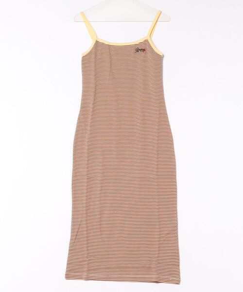 RVCA(ルーカ)の「RVCA/ルーカ PUERTO MIDI DRESS ワンピース BG04C399(ワンピース・レディース・キャメル・M)」の1枚目の写真