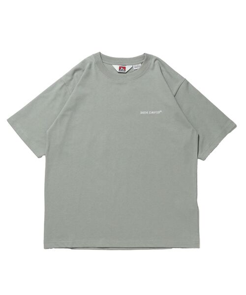 BEN DAVIS(ベンデイビス)の「【BEN DAVIS(ベンデイビス)】 LABELS TEE / Tシャツ 半袖 クルーネック 刺繍 ワンポイント プリント ユニセックス オーバーサイズ(Tシャツ/カットソー・メンズ・ブラック/グリーン系その他3/ホワイト・LARGE/MEDIUM/X-LARGE)」の7枚目の写真