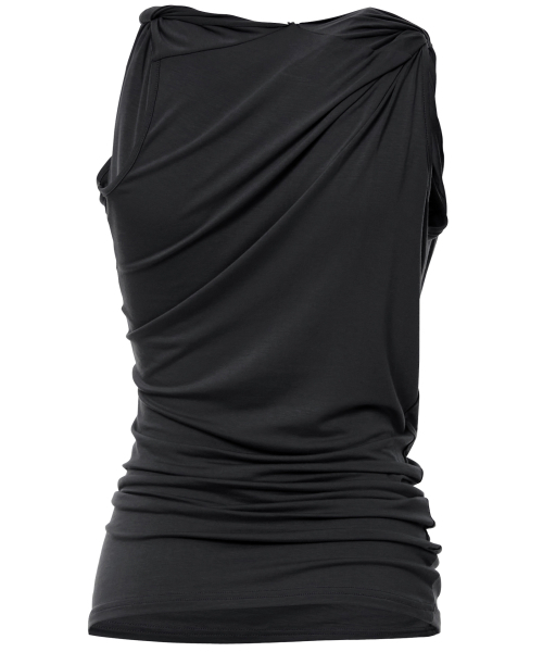 FLAREUP(フレアアップ)の「Braided Asymmetrical Sleeveless (FL-166_Black)(Tシャツ/カットソー・レディース・ブラック・OS)」の2枚目の写真