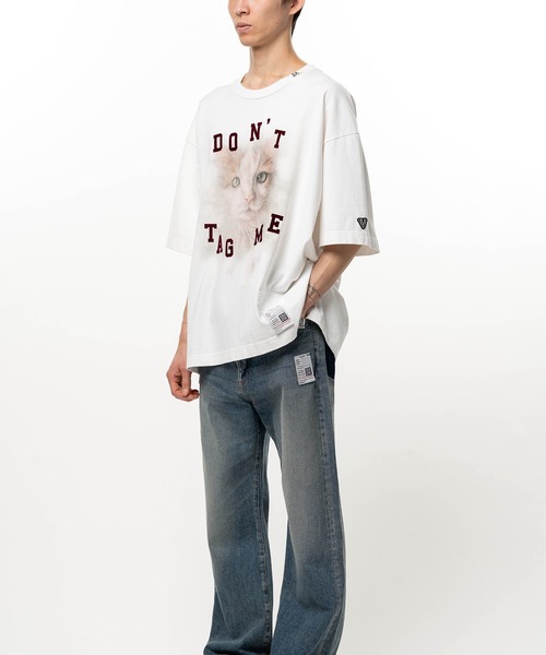 Maison MIHARA YASUHIRO（メゾンミハラヤスヒロ）の「Cat Printed T-shirt（Tシャツ/カットソー・メンズ・ホワイト/ブラック・48/44/46）」の5枚目の写真